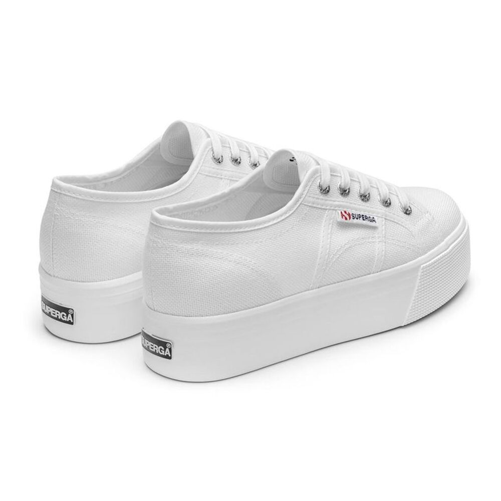 Superga Unisex Adult 2790 Linea Up Down Sneakers / White - Picture 2 of 5